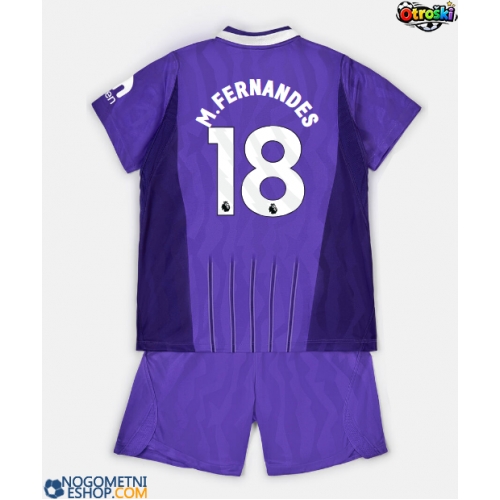 Otroški Nogometni dresi Tottenham Hotspur Mateus Fernandes #18 Tretji 2026-27 Kratek Rokav (+ Kratke hlače)